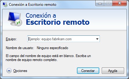 como se usa la conexion a escritorio remoto de windows 7
