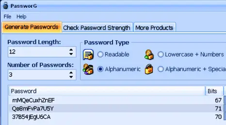 PasswordG