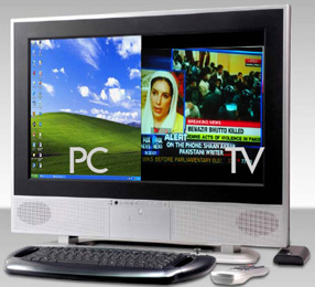 Figura 1: TV conectado a PC