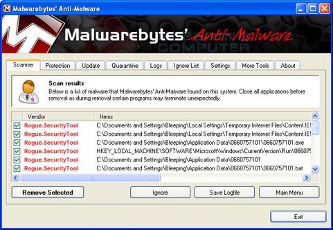 Software anti malware