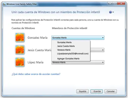 Activando protección infantil en Windows 7