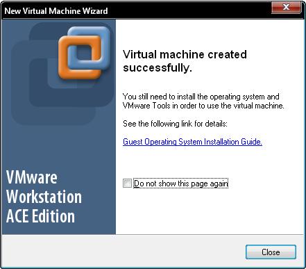Instalación de máquina virtual