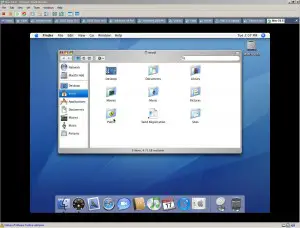Sistema Mac OS X Emulado