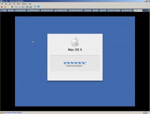 Ejecutando instalación de Mac OS