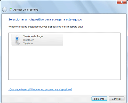 Instalado dispositivos en Windows 7