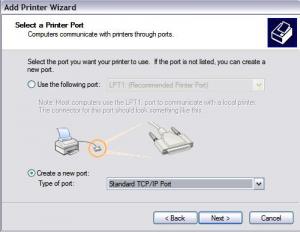 Eligiendo puerto TCP/IP