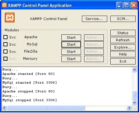 Instalación de XAMPP