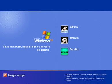 Inicio de Windows XP