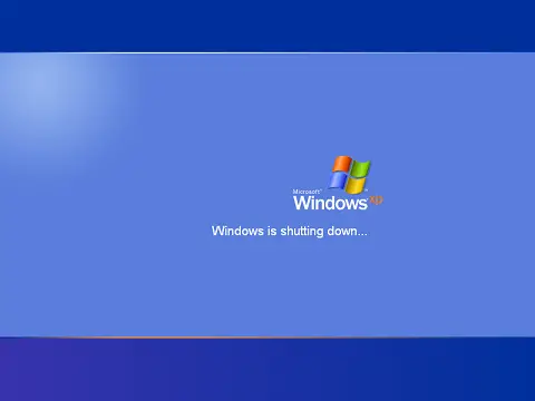 Apagado de windows XP