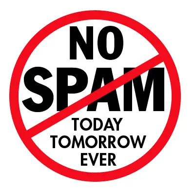 No al spam
