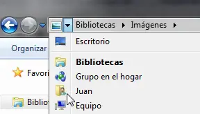Bibliotecas de Windows 7