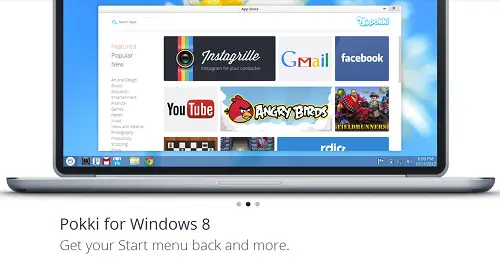 Pokki para Windows 8, un menú Inicio alternativo.