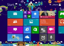 Pantalla de inicio de Windows 8.1