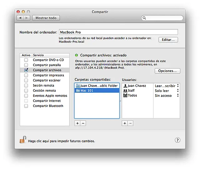 Marchito En expansión Solicitud Compartir archivos entre Mac OS y Windows 7 - Culturación
