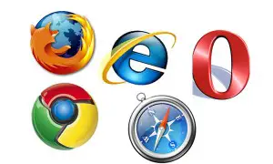 Logos de diferentes navegadores web