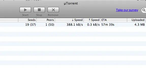 Cliente torrent para descargar archivos pesados