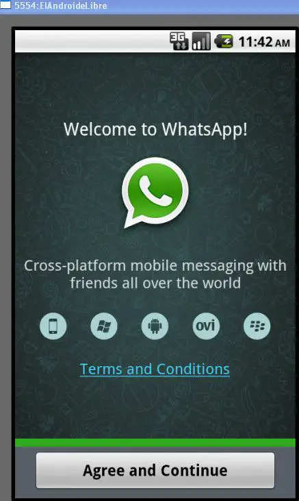 Ejecutando WhatsApp en el PC