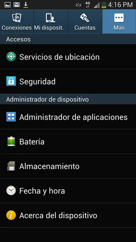 Administrar aplicaciones en Android