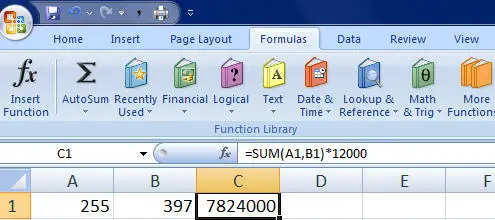 Cómo utilizar fórmulas en Excel