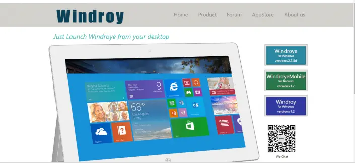 Windroy Emulador de Andorid para Windows.