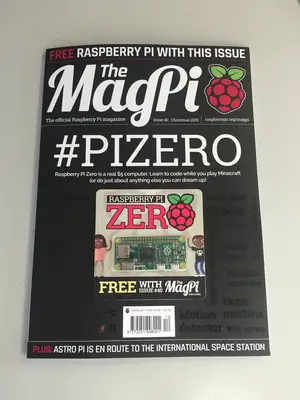 Raspberry Pi Zero en su caja.