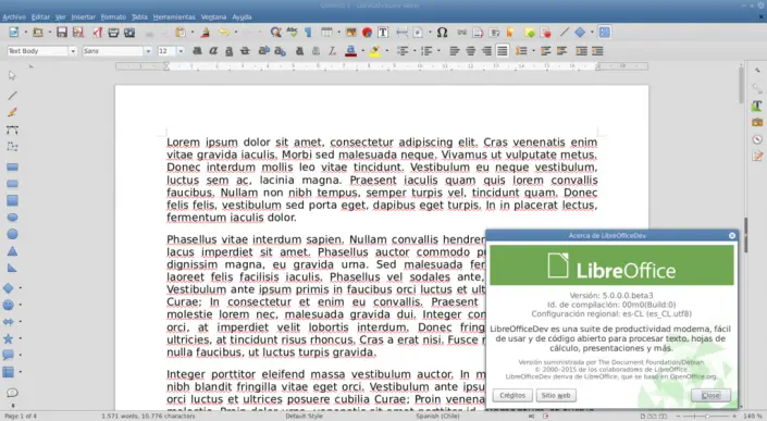 LibreOffice nos permitirá agregar texto a un pdf sin inconvenientes.