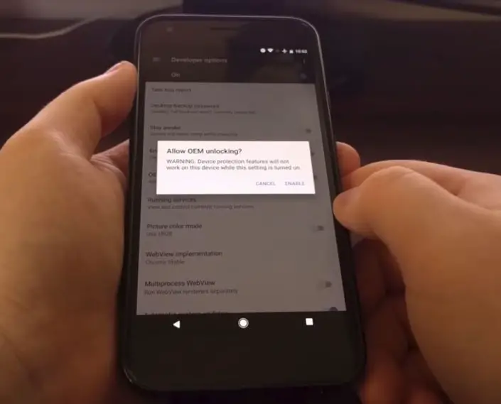 Hacer un downgrade de Android 9.0 a Oreo en el Google Pixel